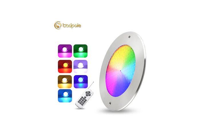 Прожектор  встраиваемый из нерж. стали (25Вт/12В) LED RGB с пультом Tadpole JKD-YC260-SP