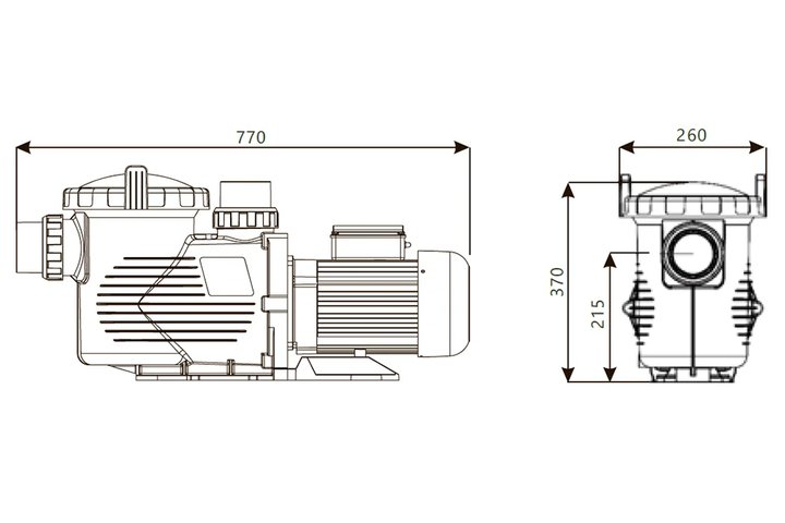 Насос 2,8кВт 380В Emaux EPH400 88020818