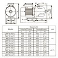 Станция насосная (0,75кВт 220B 3 м3/ч h 25м в.ст. 24л) Mayer Schwimmbad LX ACMF4-30-H24