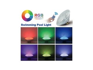 Лампа LED-PAR56 (25Вт/12В) RGB с пультом Tadpole JKD-P56-TG