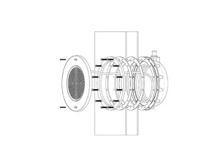 Прожектор из нерж.стали (35Вт/12В) (универсал.) LED White WAKING HJ-RC-SS270-ABSV