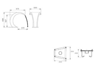 Водопад (полированный) Flexinox Water curtains (87185047+87185062)