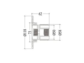 Прожектор накл.(с адаптером) из нерж.стали (18Вт/12В) LED RGB WAKING HJ-WM-SS200-FGV