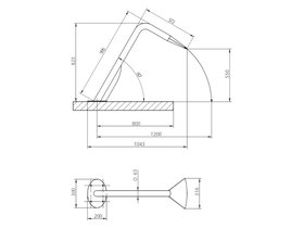 Водопад (полированный) Flexinox  Cannon Jet Plana (87185022)