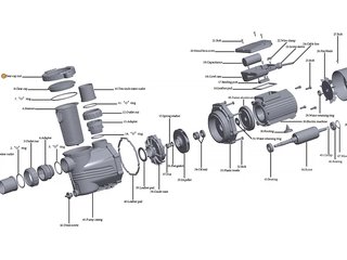 Муфта уплотнения крышки префильтра насоса HFC 02 Happy Pump