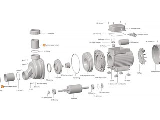Втулка муфты d50 насоса HFC 02/HSPA Happy Pump