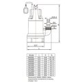 Насос погружной для грязой воды (0,55кВт 220B max 14 м3/ч max 8,5м в.ст.) Mayer Schwimmbad LX Q900B3