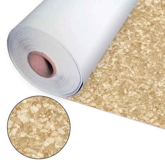 Пленка ПВХ (лайнер) (бежевая) ребристая Aquaviva Touch Sand Dvina Gabbro 1,65x20,2m (33.33м.кв)