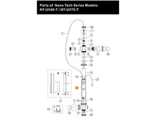 Блок питания установки ультрафиолетовой Emaux Nano Tech UV40T Е130410