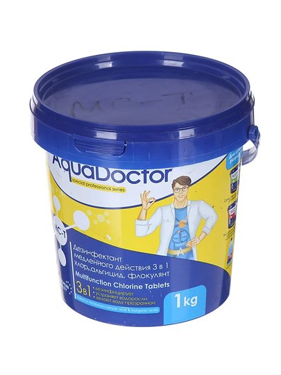 AquaDoctor MC-T (200) хлор 3-в-1 длит. действия 1 кг (15972)