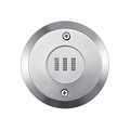 Прожектор из нерж.стали (18Вт/12В) (плитка) LED RGB  WAKING HJ-RC-SS115-ABS