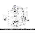 Вентиль 4-х поз. (верхний 1 1/2") для фильтров Emaux MPV-05 88281205B