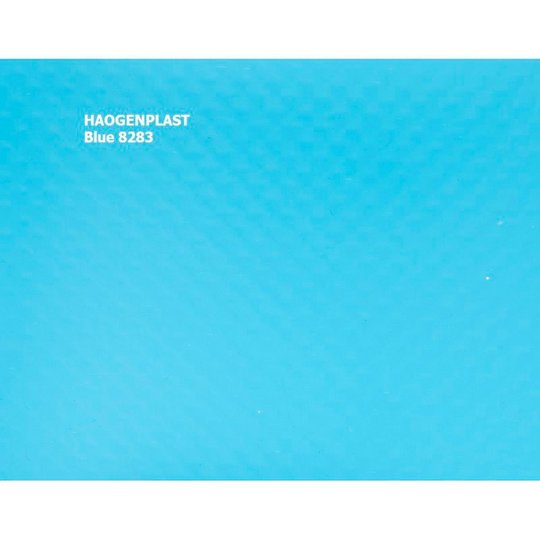 Пленка ПВХ (лайнер) (синяя) Uni color Blue 8283 Haogenplast ш.2,05 м