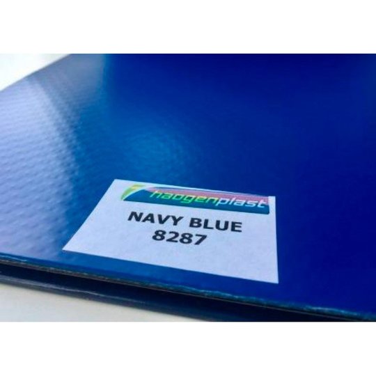 Пленка ПВХ (лайнер) (темно-синяя) Uni color Navy Blue 8287 Haogenplast ш.1,65 м