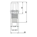 Обратный клапан (дозации реагентов) под трубку 4х6 мм  1/2" и 3/8"  PVDF-T/SC/FPM 9900107158/1