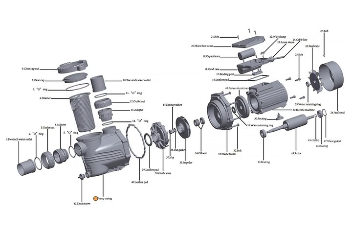 Корпус насоса HFC 02 Happy Pump