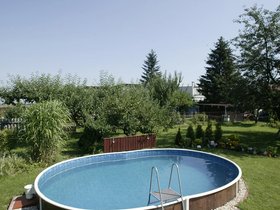 Бассейн Azuro Deluxe 404DL овал 5,5х3,7х1,2 м, объем 21м3, Каркас, пленка, без оборудования