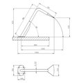 Водопад (полированный) Flexinox  Cannon Jet Plana (87185022)