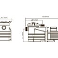 Насос 1,1кВт 220В E-Turbo ET100 Emaux 9022402