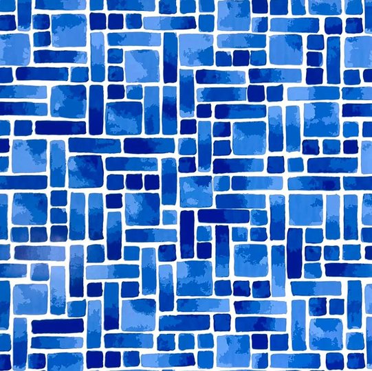 Пленка ПВХ (лайнер)(мозаика размытая) Aquaviva Blocks 1,65x25,2m (41,58м.кв)