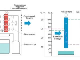 Осушитель воздуха промышленный DanVex DEH- 500i 50 л/сут, до 80 м2