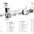 Насос (3кВт 220B 54,5 м3/ч h 8м в.ст.) Mayer Schwimmbad SGE400S