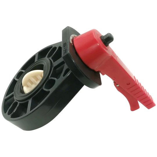 Дисковый поворотный затвор d125/140 с ручкой, уплотнение EPDM AQUAVIVA