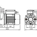 Насос (1,5кВт 220B 28,9 м3/ч h 8м в.ст.) Mayer Schwimmbad WTC200-AB