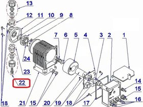 Адаптер под шланг хим.реаг. 4/6мм (всасывающ.) насоса-доз. DE и ст. Pool Relax Bayrol (125188)