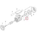 Крышка задняя эл.двигателя насоса OK-100 (мес -71) Kripsol (7302.A/RBM1020.23R/RMOT0002.02R)