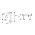 Закладное крепление водопада Water curtains Flexinox (87185062)