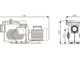 Насос 2,8кВт 380В Emaux EPH400 88020818