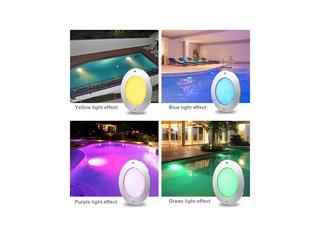 Прожектор  встраиваемый из нерж. стали (35Вт/12В) LED RGB с пультом Tadpole JKD-YC290-SP