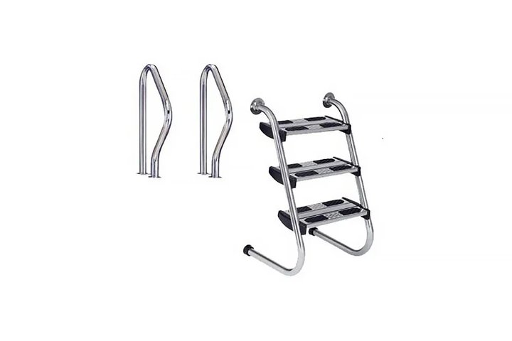 Лестница  с поручнями 3 ступени  Flexinox  EASY  ACCESS  AISI-316 (87161021N)