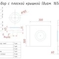 Ат 06.02М водозабор D=165 мм, боковой  AISI 316