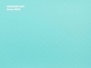 Пленка ПВХ (лайнер) (бирюзовая) Uni color Light Green 8039 Haogenplast ш.1,65 м