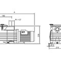 Насос ( 11,9 м3/ч 220В) Kripsol Ondina OK-75 M IE2