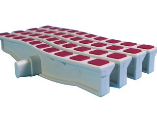Решетка переливная цветная волна Anti Slip 250 х 26.5 мм красный DE2725W Emaux 88171106