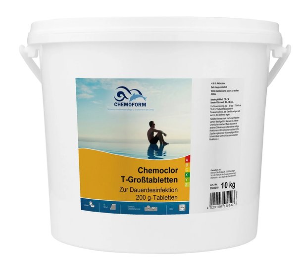 Кемохлор т-Таблетки (200г) 25кг. CHEMOFORM