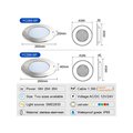 Прожектор  встраиваемый из нерж. стали (25Вт/12В) LED RGB с пультом Tadpole JKD-YC260-SP