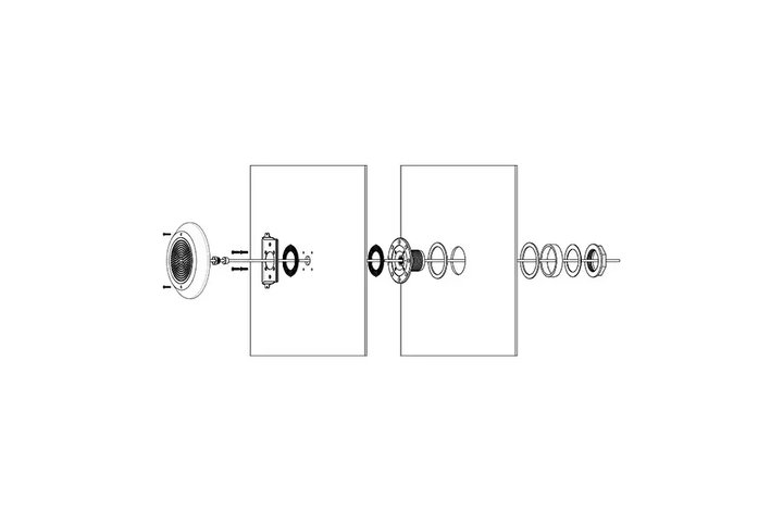Прожектор накл.(с адаптером) из нерж.стали (18Вт/12В) LED RGB WAKING HJ-WM-SS280-FGV
