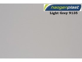 Пленка ПВХ (лайнер) (светло-серая) Uni color Light Grey9135 Haogenplast ш.1,65x25(41,25 кв.м)