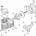 Болт с гайкой  крышки префильтра  насоса OK Kripsol  RPUM0001.01R