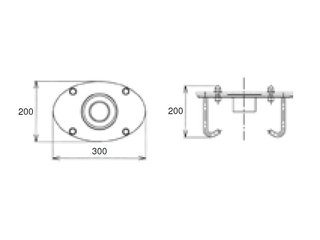Закладное крепление водопада Cannon Jet Flexinox (87185039)