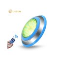 Прожектор накладной из нерж. стали рамка синяя (18Вт/12В) LED RGB с пультом Tadpole JKD-YC230-SP
