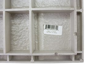 Плитка тротуарная пластиковая 40х40см серая (брусчатка) Vinyl Works