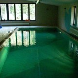 Монолитный бассейн в частном доме для полноценного плавания и взрослым и детям