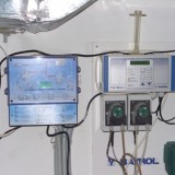 Автоматические станции для очистки и дезинфекции воды в частном скиммерном бассейне