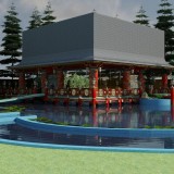 Дизайн частного уличного бассейна по индивидуальному проекту