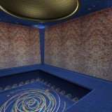Дизайн хамама с отделкой из мозаики